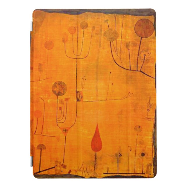 Klee - Fruits on Red, abstract art, iPad Pro Cover (Front)