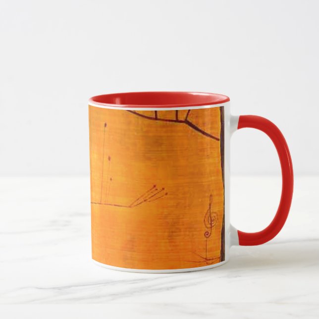 Klee - Fruits on Red Mug (Right)