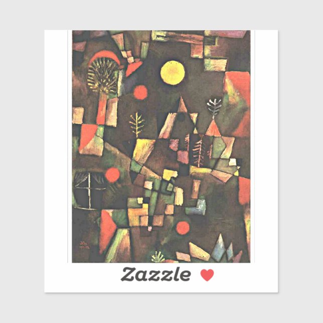 Klee - Full Moon Sticker (Sheet)