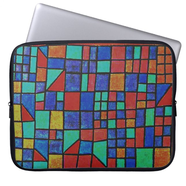Klee - Glass Facade Laptop Sleeve (Front)