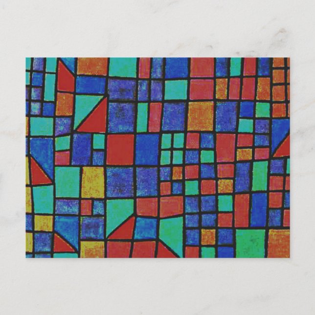 Klee - Glass Facade Postcard (Front)