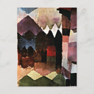 Klee - Hairdryer in Marc's Garden Postcard