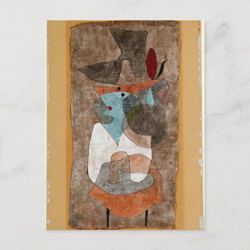 Klee _ Hat Lady and Little Table Postcard