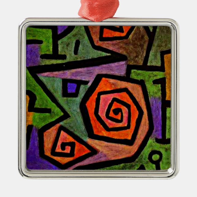 Klee - Heroic Roses Metal Ornament (Front)