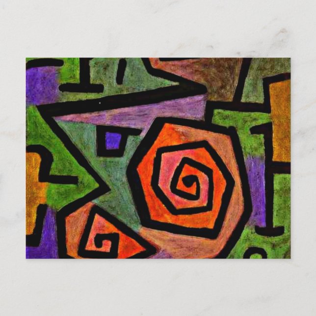 Klee - Heroic Roses Postcard (Front)