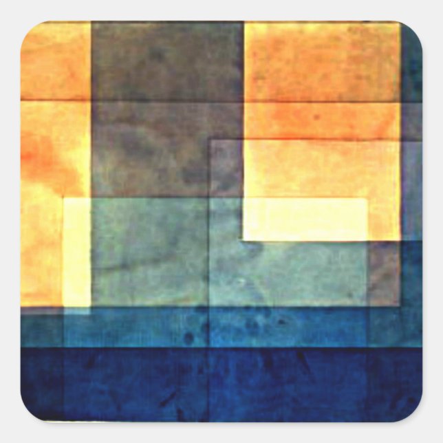 Klee - House on the Water Square Sticker (Front)