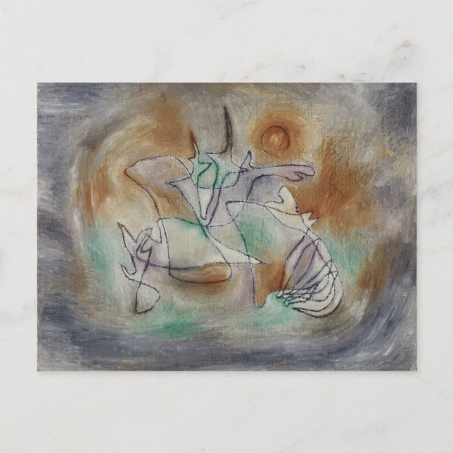 Klee - Howling Dog Postcard (Front)