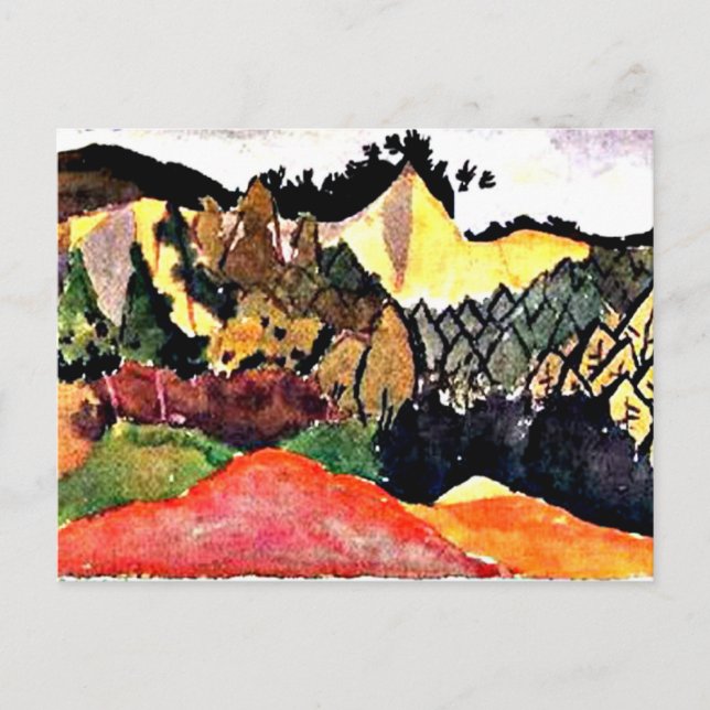 Klee - In the Quarry Postcard (Front)