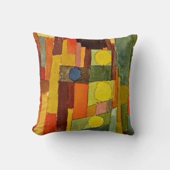 Klee - In the Style of Kairouan Throw Pillow (Front)