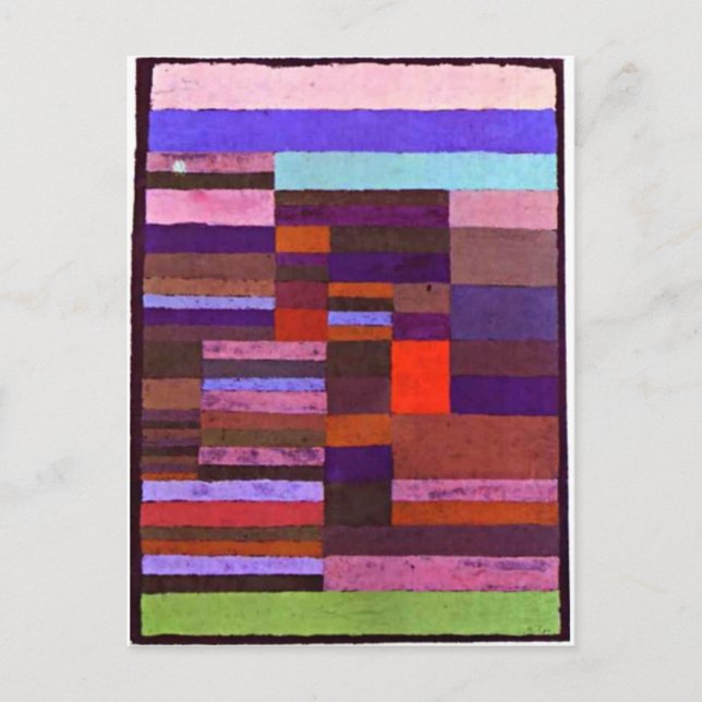 Klee - Individualized Altimetry of Stripes-1930 Postcard (Front)