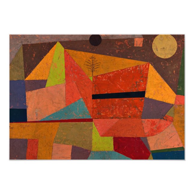 Klee - Joyful Mountain Landscape Photo Print (Front)