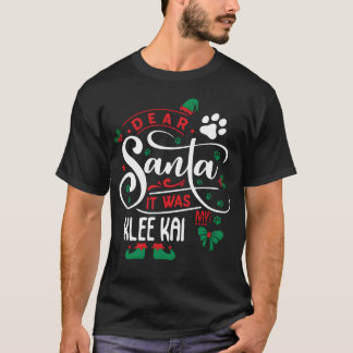 Klee Kai Dog Christmas Dog breed gift boy T-Shirt