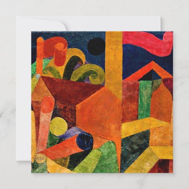 Klee - Landscape with Flags (Front)