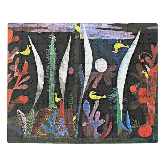 Klee - Landscape with Yellow Birds Jigsaw Puzzle (Puzzle Horizontal)