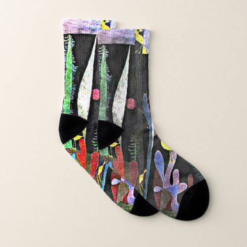 Klee _ Landscape with Yellow Birds Socks