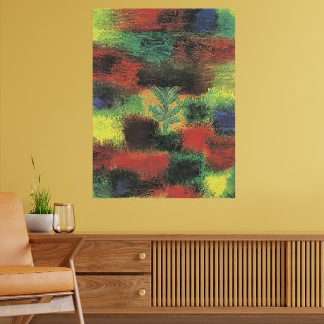 Klee - Little Tree Amid Shrubbery Poster (Living Room 2)