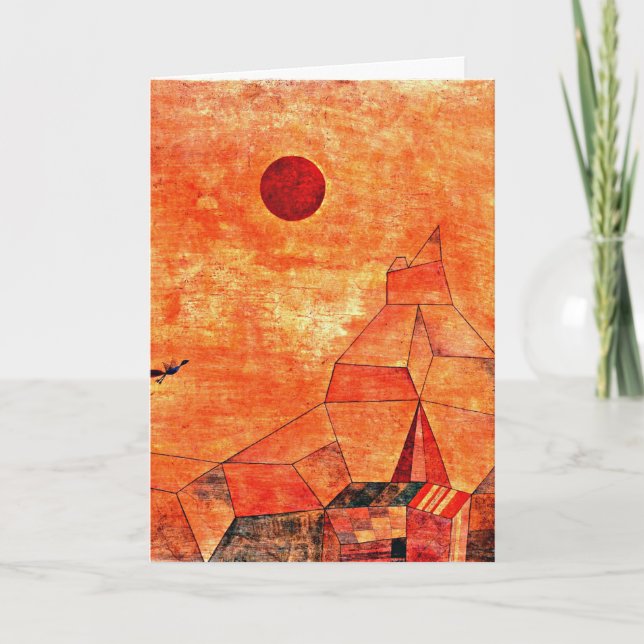 Klee - Marchen, colorful artwork Card (Front)