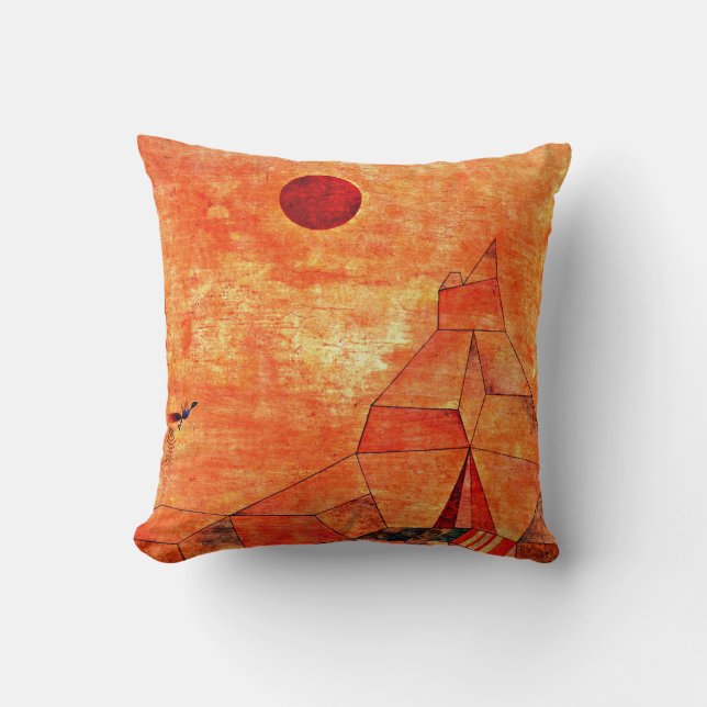 Klee - Marchen Throw Pillow (Front)