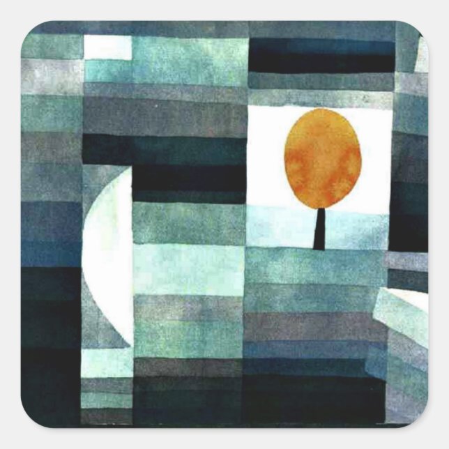 Klee - Moonlight Square Sticker (Front)