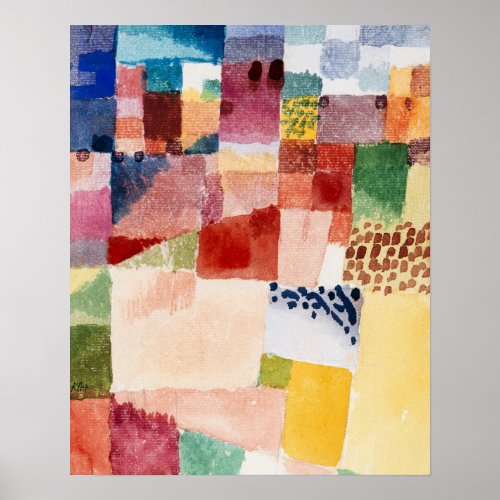 Klee _ Motif from Hammamet Poster