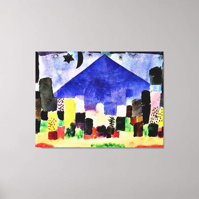 Klee - Mount Niesen Canvas Print (Front)