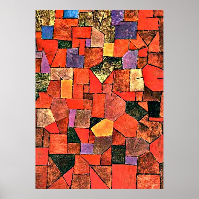 Klee - Mountain Village Autumnal Poster (Front)