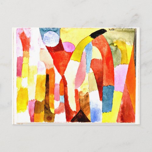 Klee _ Movement of Vaulted Chambers Postcard