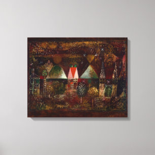 Klee - Night Feast Canvas Print