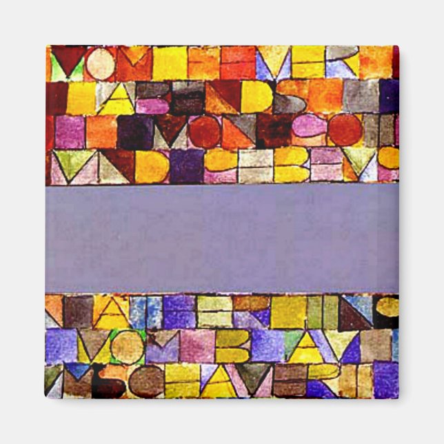 Klee - Once Emerged from the Gray of Night Magnet (Front)