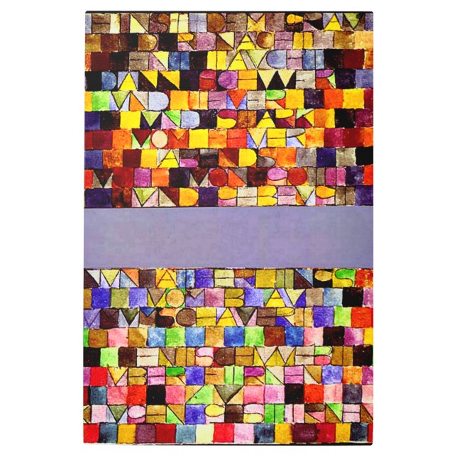 Klee - Once Emerged from the Gray of Night Metal Print (Front)