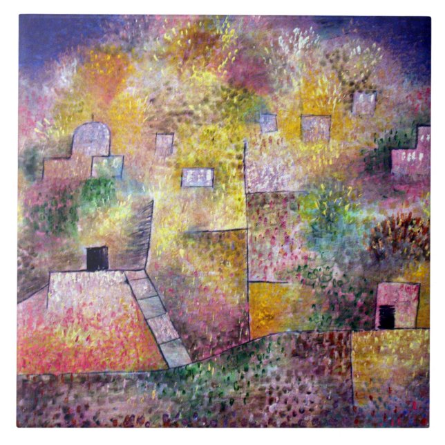 Klee - Oriental Pleasure Garden Ceramic Tile (Front)