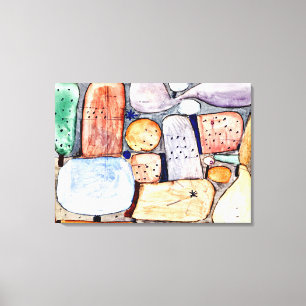 Klee - Parts of a Landscape Assembled Canvas Print