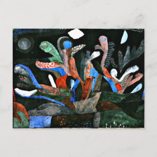 Klee - Picture of a Garden in Dark Colors Postcard