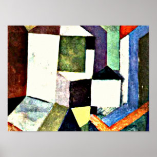 Klee - Pious Northern Landscape-1917 Poster