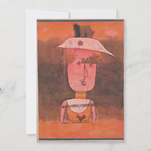 Klee - Portrait of Mrs. P. in the South Card