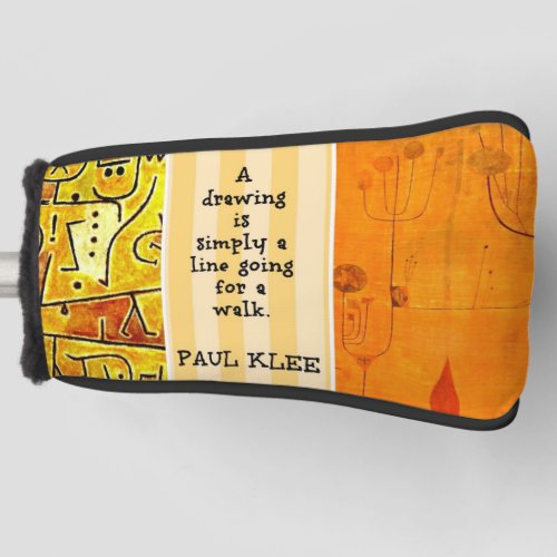 Klee _ Quotation and Paintings Golf Head Cover