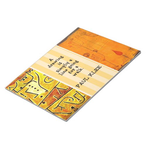 Klee _ Quotation and Paintings Notepad