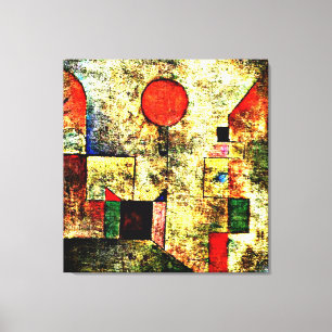 Klee - Red Balloon Canvas Print