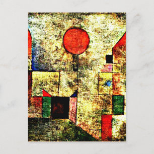 Klee - Red Balloon Postcard