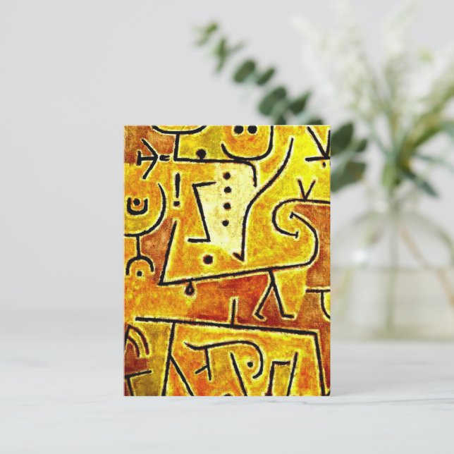 Klee - Red Waistcoat Postcard (Standing Front)