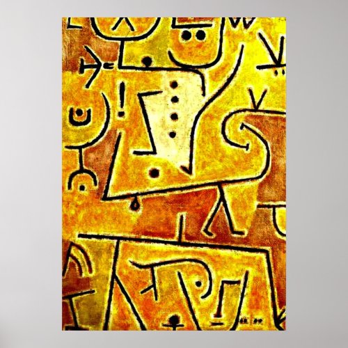 Klee _ Red Waistcoat Poster