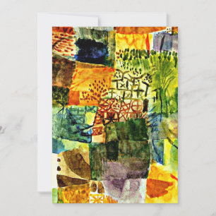 Klee - Remembrance of a Garden Card