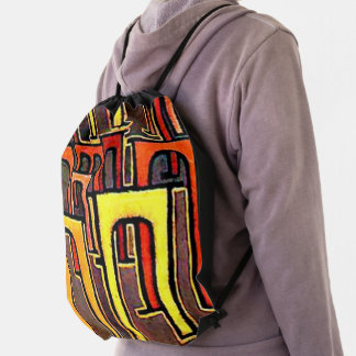 Klee - Revolution of the Viaduct, Drawstring Bag