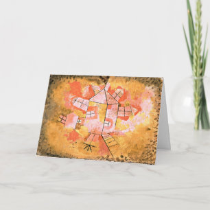 Klee - Revolving House-1921 Card