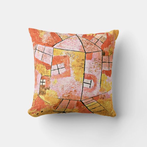 Klee _ Revolving House Throw Pillow