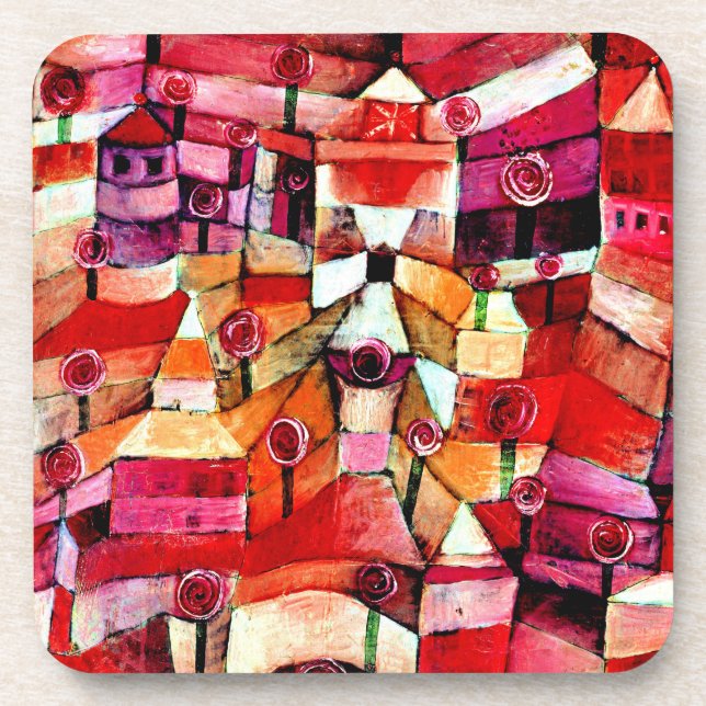 Klee - Rose Garden Beverage Coaster (Front)