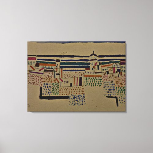 Klee _ Seaside Resort in the South of France Canvas Print