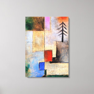 Klee - Small Fir Picture Canvas Print