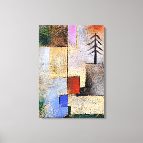 Klee _ Small Fir Picture Canvas Print