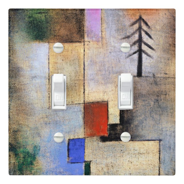 Klee - Small Fir Picture Light Switch Cover (In Situ)